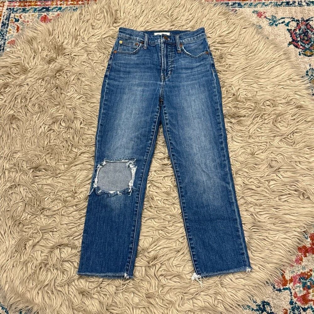 Madewell perfect vintage crop jeans size 24